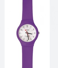 Prestige Medical student scrub watch water-resistant plastic strap -Purple