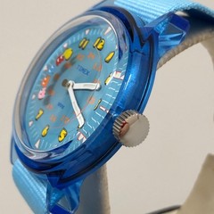 Timex Pac-Man Collaboration Camper Quartz Watch Blue From Japan