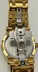 Renato Collezioni 10 Jewels Swiss Movement Men Watch Gold-Tone Steel New Battery