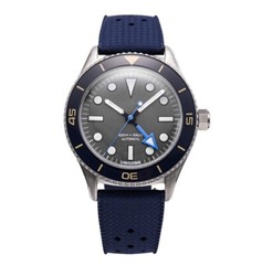 Undone Basecamp Explorer Automatic Titanium Blue Gray Silicone Men’s Watch