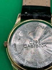 LTD Quartz Mens Watch Gold Tone With Blue Dial Fast Shipping Working PH9