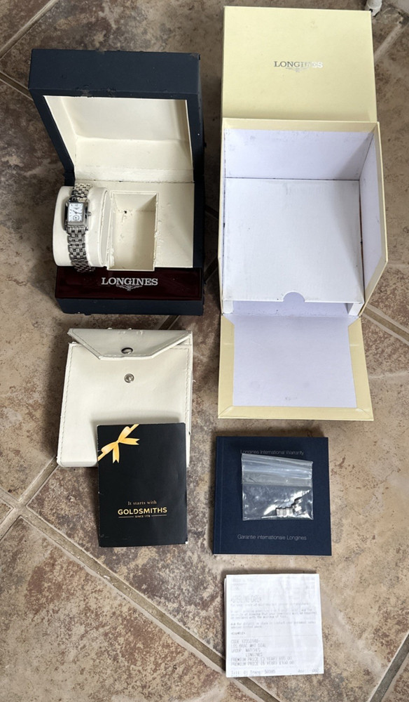 Longines Ladies DolceVita L5.155.4 Watch + Box’s, Guarantee B’let & Spare Links