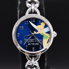 Disney Peter Pan 50th Anniversary Tinkerbell Watch Bracelet With Charm New Batt