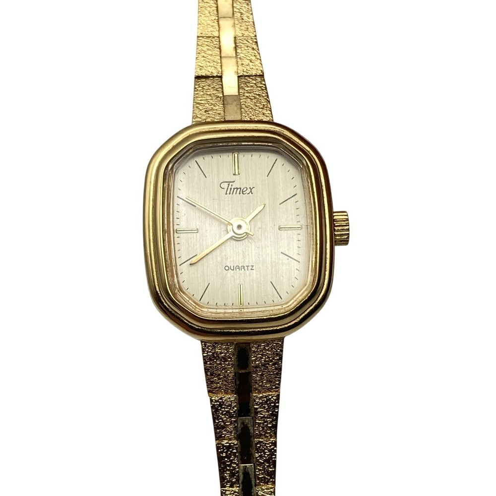 Vintage Timex Petite Dress Cocktail Watch 16mm – Fresh Battery Wrist 5.25-5.5″