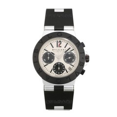 BVLGARI Aluminum AC38TA Wrist Size 19cm Used Watch #71122