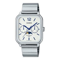 CASIO MTP-M305D-7AV MOONPHASE QUARTZ ANALOG WHITE DIAL WATCH