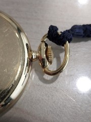Junghans Grand Prix Quartz Pocket Watch Battery Dead Used