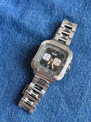 Dolce & Gabbana Men’s Watch Steel Metal Chrome Chunky Watch D&G Time 2000s Y2K