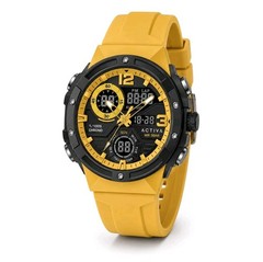 Activa x Invicta ACW8118-001 Men’s Digital Sport Watch 51mm Yellow Black Tactica