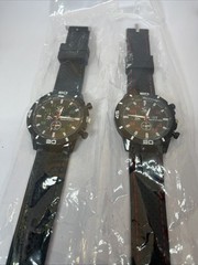 Lot Of Two New Sport Get Watches Black, Green And Red