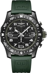 Breitling Endurance Pro Black Dial Green Rubber Strap 44mm Men’s Watch X82310