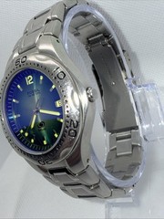 Fossil Blue Sunburst Dial Date Quartz Working AM 3520