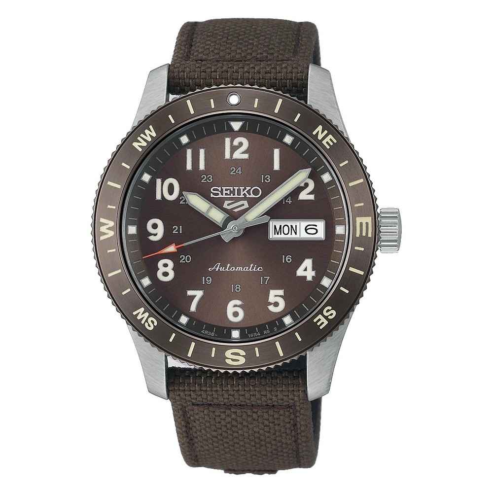 Seiko 5 Sports HDB009K1 Field Series Automatic Brown Nylon