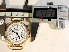 Monopusher Chronographe MORROW HAUX D FONDS Landeron Hahn BASE 30 PULSATIONS WW2