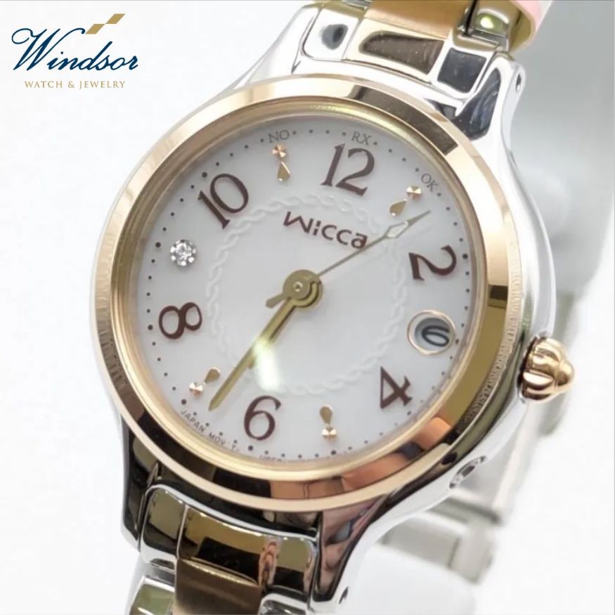 Brand New Citizen Wicca wicca KS1 937 13 Solar Radio Controlled Women’s Wristwat