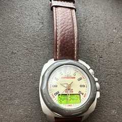 Timex Expedition I Control Watch Men Indiglo 43mm Silver Tone Running 2000’s