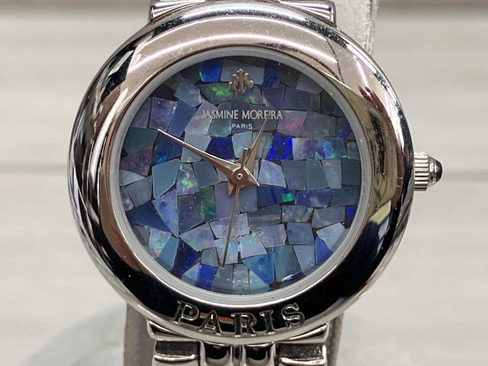 JASMINE MOREIA JS102 Quartz Watch Mosaic Case 25mm Band 15cm Scratches