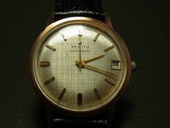 Zenith Rose Gold Filled Automatic Wristwatch /w Date
