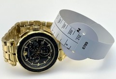 Versace GRECA CHRONO 45mm Mens Gold / Black Dial Watch VEPM00720 #176