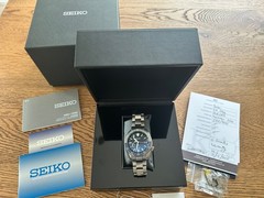 Limited Edition Seiko Prospex LX Spring Drive Sky GMT SNR049J1 G5 Titanium 45mm