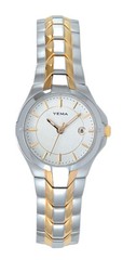 YEMA Paris by Seiko YM 996 Women’s 2-tone Quartz Sport Watch 5ATM *NEW VINTAGE