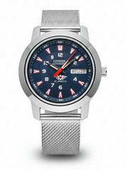 Refurbished Automatic Men’s Watch Day Date | Classic Vintage Style Steel Strap