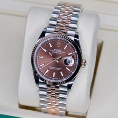 NEW 2026 Rolex Datejust 126231 CHOCOLATE Brown Dial Rose Gold & Steel Jubilee