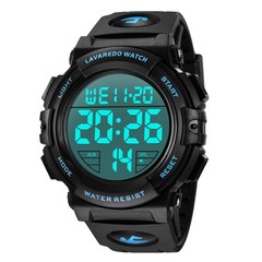 L LAVAREDO Mens Digital Watch Sports Military Watches Waterproof Outdoor Chro…