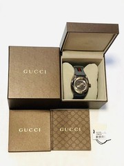 Excellent GUCCI Gucci SYNC 137.1 Genuine Rubber Belt Men Watch