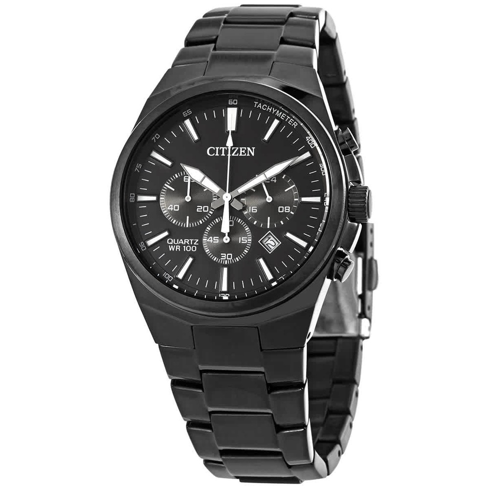 Citizen Chronograph Quartz Black Dial Men’s Watch AN8175-55E