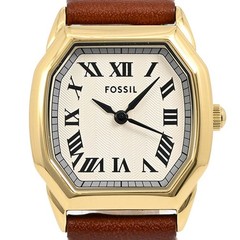 FOSSIL ES5364 HARLOW Leather Quartz Analog White Brown