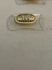 NOS Bulova MX2097 169 Convex Glass Watch Crystal B&B 16.9x 20.8 MM Tank #007