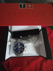 TISSOT T116.617.11.047.00 Chrono XL Classic Chronograph 45mm SS Blue Dial