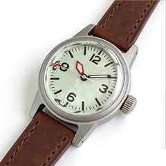 Tandorio 20ATM 36mm Mens Vintage Pilot Auto Watch For Miyota 8215 Sapphire Glass