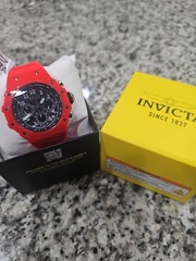 Retail $299.00 Invicta Racing Men Red Model 69676 – Men’s Watch Quartz