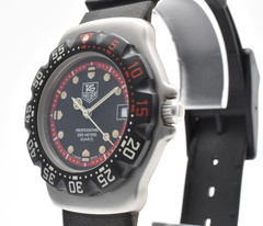 Vintage[Near Mint]TAG Heuer Formula 1 WA1214 Black Red 35mm Qz Men’s Watch JAPAN