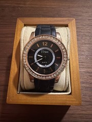 VIVANI K9001BLK Two Tone Quartz Analog Women’s Watch New Battery
