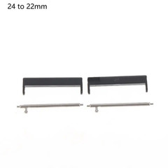 1Pair 24Mm to 22Mm/20Mm Wristband Adapter – Smartwatch Replacement Connector for