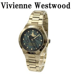Vivienne Westwood VV345GRGD Watch Quartz Analog Battery Watch Ladies Green Gold
