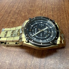 Bulova Precisionist 46mm Gold Stainless Steel Case with Gold Stainless Steel
