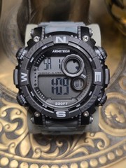 Armitron Pro Sport Blue Gray Camo 40/8284 Digital Chronograph Watch New Battery
