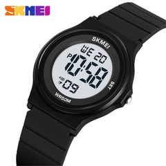 SKMEI Men’s LED Digital Sport Watch for Boys Electronic Silicone Band Wristwatch