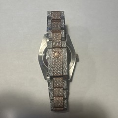 Rolex Datejust 126300 41mm Diamond Dial Quickset Steel Rose Gold Watch