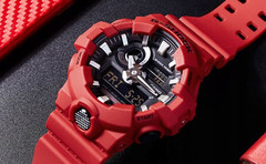 Casio G-Shock GA-700-4A Red Analog Digital Sport Watch 200M