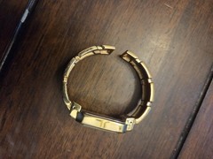 Elgin Women’s Gold-Tone Bangle Dress Watch Quartz EL169