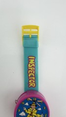 Vintage Inspector Gadget Boys Watch Digital LCD Life Cereal Promo 1992 Blue