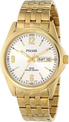 Pulsar Men’s PV3004 Analog Display Japanese Quartz Gold Watch Pulsar MSRP $135