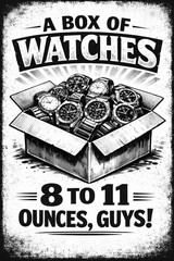 Mystery Box of Watches 8 to 11 oz Assorted watches