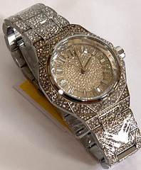 MICHAEL KORS MK4691 Raquel Pave Women’s Silver-Tone Crystal Pave Watch BNIB $495