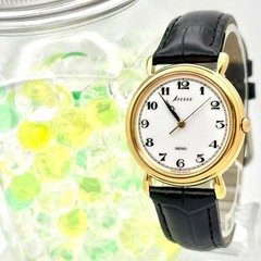 New Battery SEIKO Avenue Men’s Watch Gold 5P31 6D20 991649 New Strap